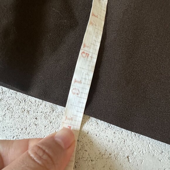 Vintage 90s French Connection A-Line‎ Button Front Mini Skirt in Brown Size 6 - Picture 6 of 6